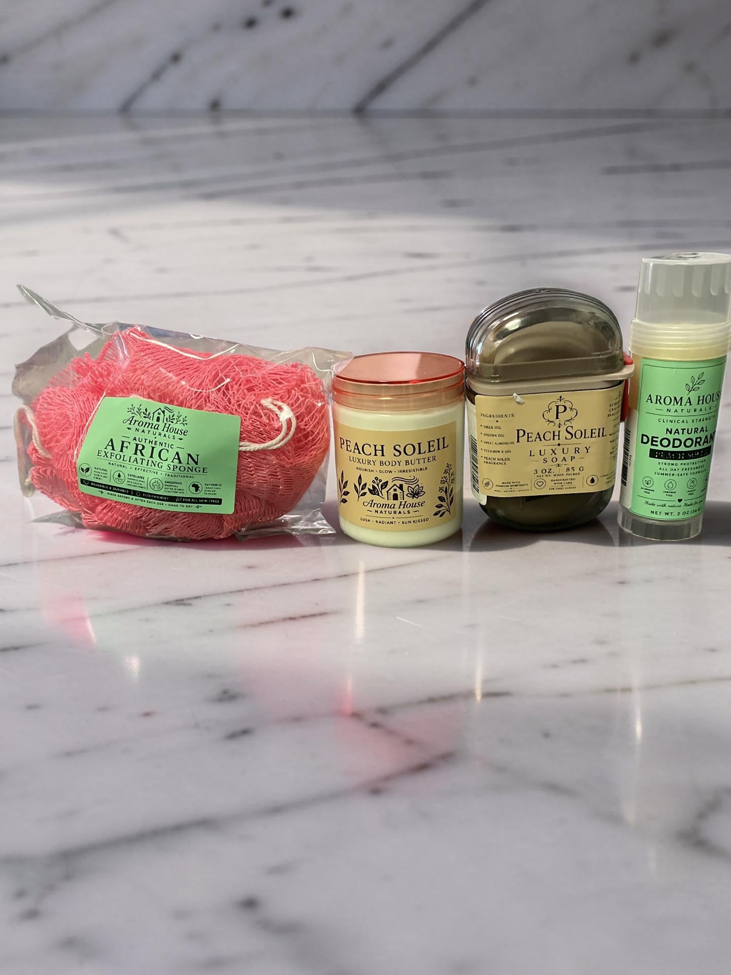 Peach Soleil “Pamper Me” luxury Body Care Set