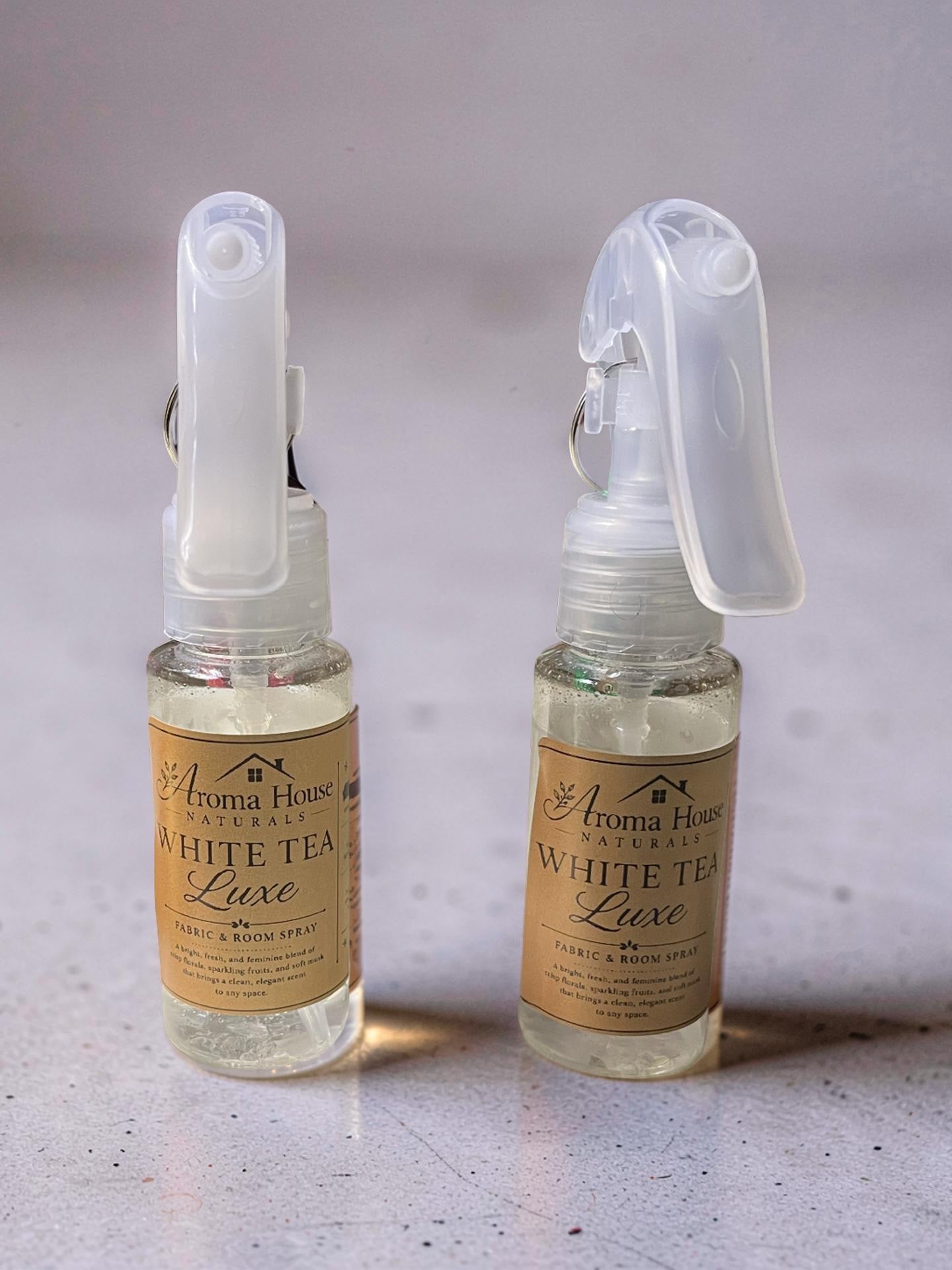 White tea Luxe Luxury Fabric & Room Spray – Elegant Floral Home Fragrance