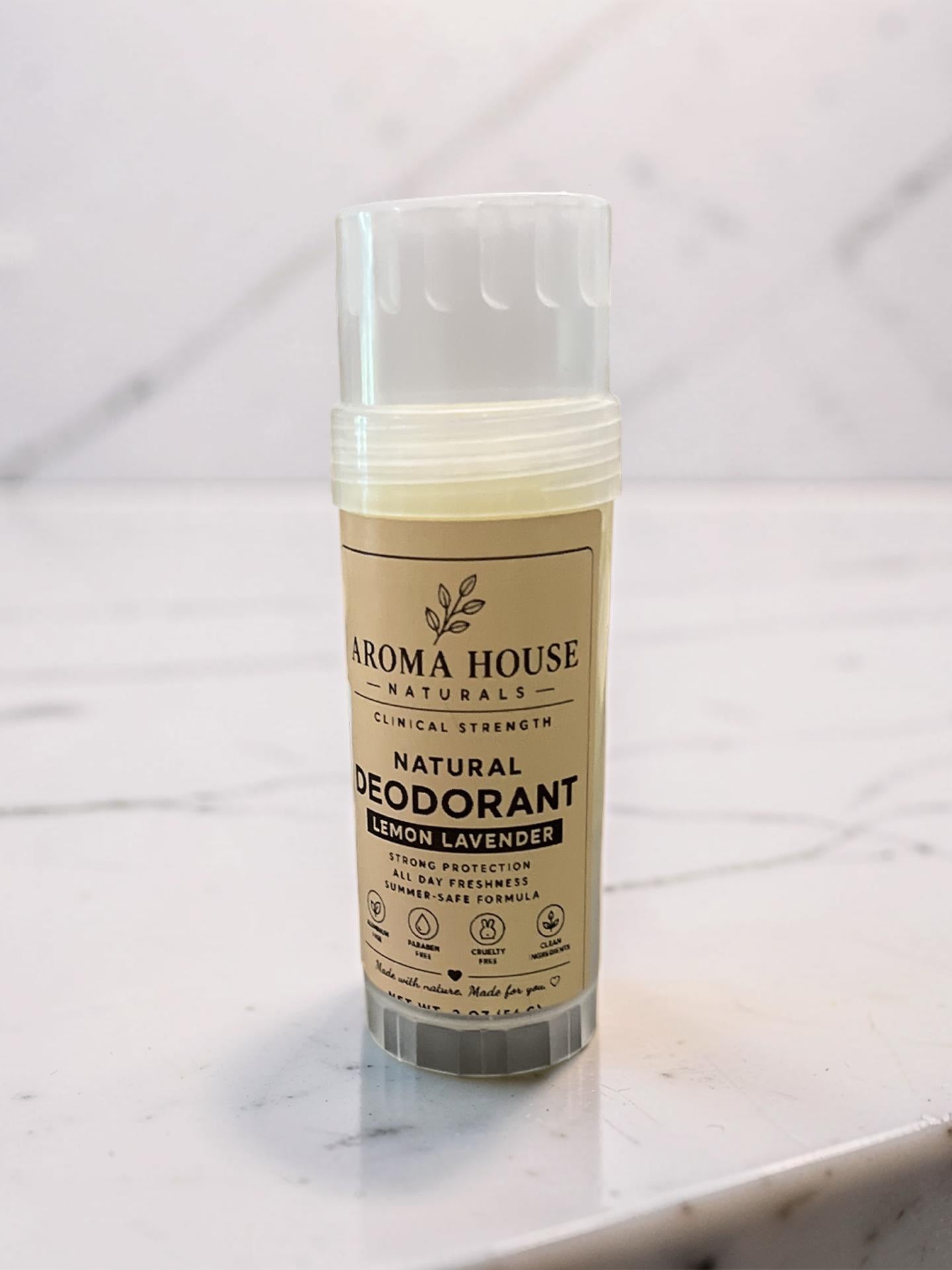 Lemon lavender Natural whole body deodorant stick